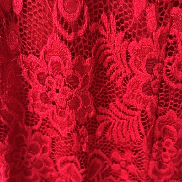 Windsor Gown Large Maxi Split V Neck Scallop Lace Floral Girlhoodcore Romantic - Picture 5 of 12